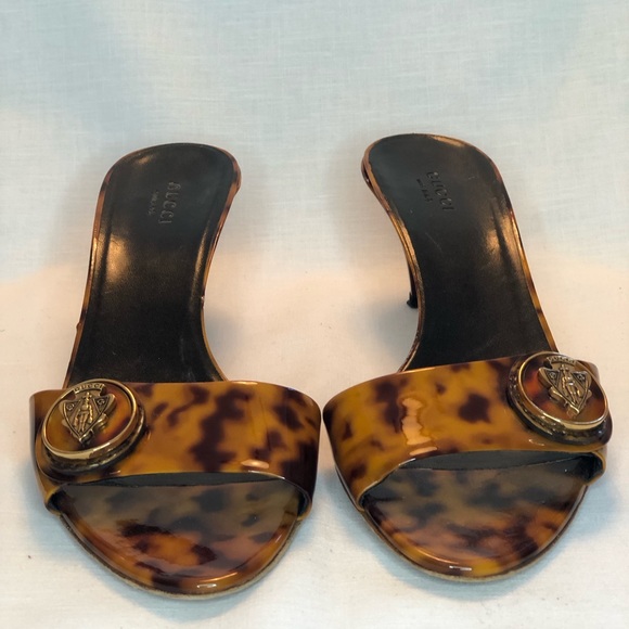 Ladies Kitten Heeled Mules - Picture 2 of 5